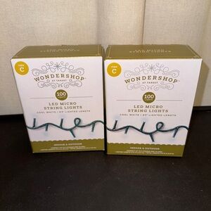 Target Wondershop Christmas Cool White Micro Lights